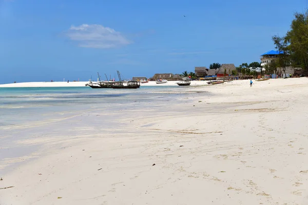 Zanzibár táj, Tanzánia, Afrika. Kendwa vagyok. — Stock Fotó