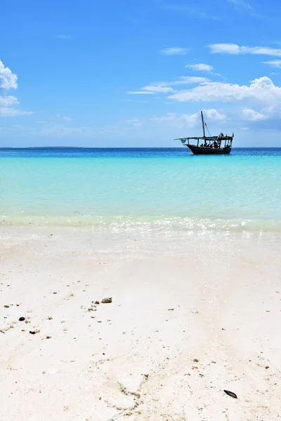 Dhow boat. Zanzibar, Tanzania, Africa — Stock Photo, Image