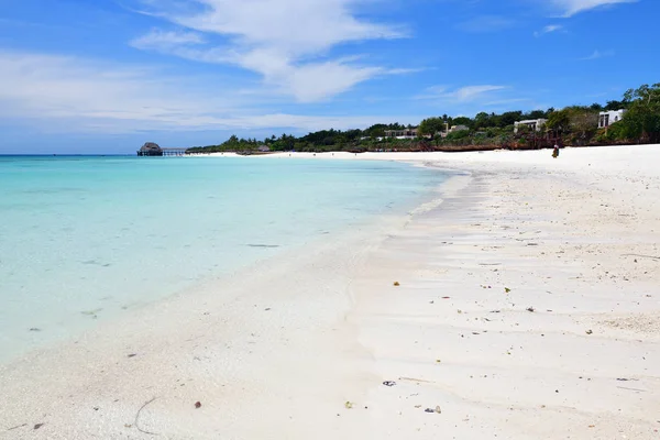 Strand van Kendwa, Zanzibar, Tanzania, Afrika — Stockfoto