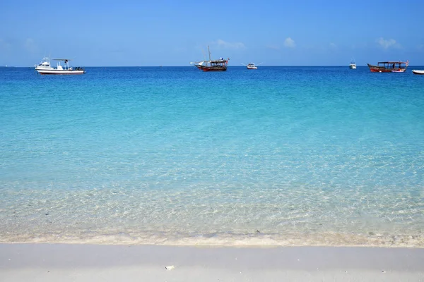 Zanzibar, Tanzania, Afryka. Plaża Kendwa — Zdjęcie stockowe