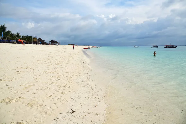 Zanzibar, Tanzânia, África. Praia de Kendwa — Fotografia de Stock