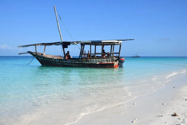 Zanzibár, Tanzánia, Afrika. Kendwa strand — Stock Fotó