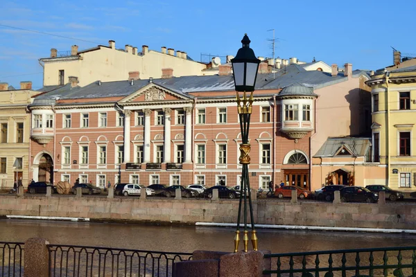 Petersburg Russia January 2020 Historic City Architecture Old Building Facades — Stock Photo, Image