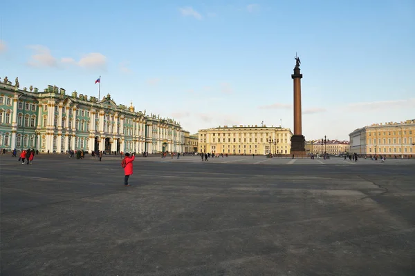 Sankt Petersburg Ryssland Januari 2020 Vinterpalatset Även Känt Som State — Stockfoto