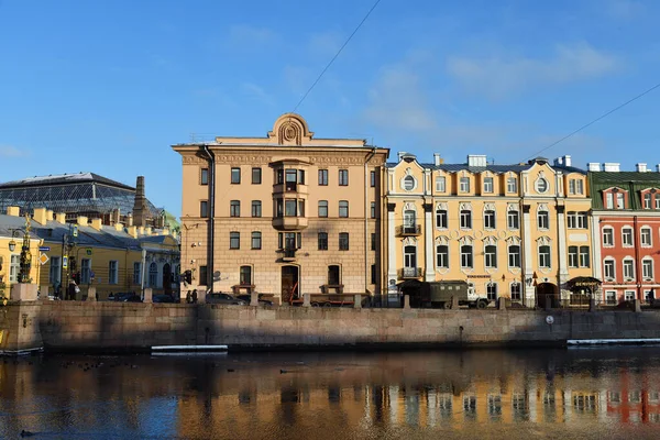 Petersburg Russia January 2020 Historic City Architecture Old Building Facades — Stock Photo, Image