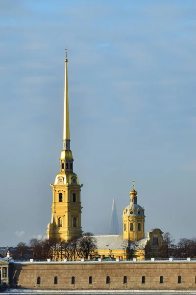 Peter Paul Fortress View Winter Time Petersburg Russia — Stock Photo, Image