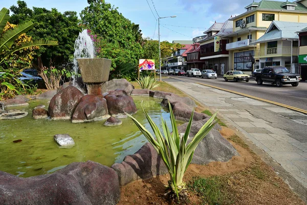 Victoria Seychelles Július Street Jelenet Victoria Victoria Legkisebb Afrikai Fővárosa — Stock Fotó