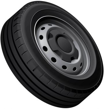 Tekerlek preslenmiş disk ile