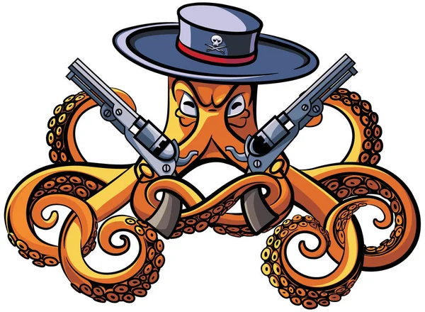 Octopus, o Bandido —  Vetores de Stock