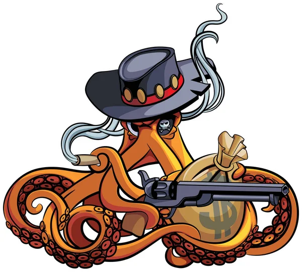 Chobotnice psanec — Stockový vektor