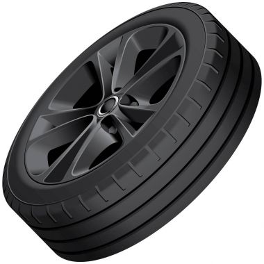 İzole siyah Alaşımlı Jant