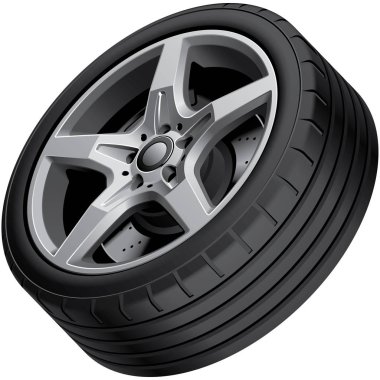 Alüminyum alaşım jant izole