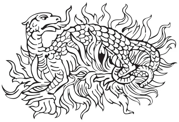 Геральдичні дракон No12 — стоковий вектор