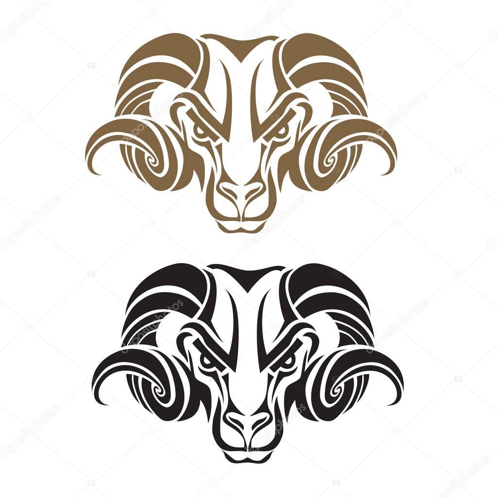 Download Ram head designs | Ram head icons — Stock Vector © Kopirin ...