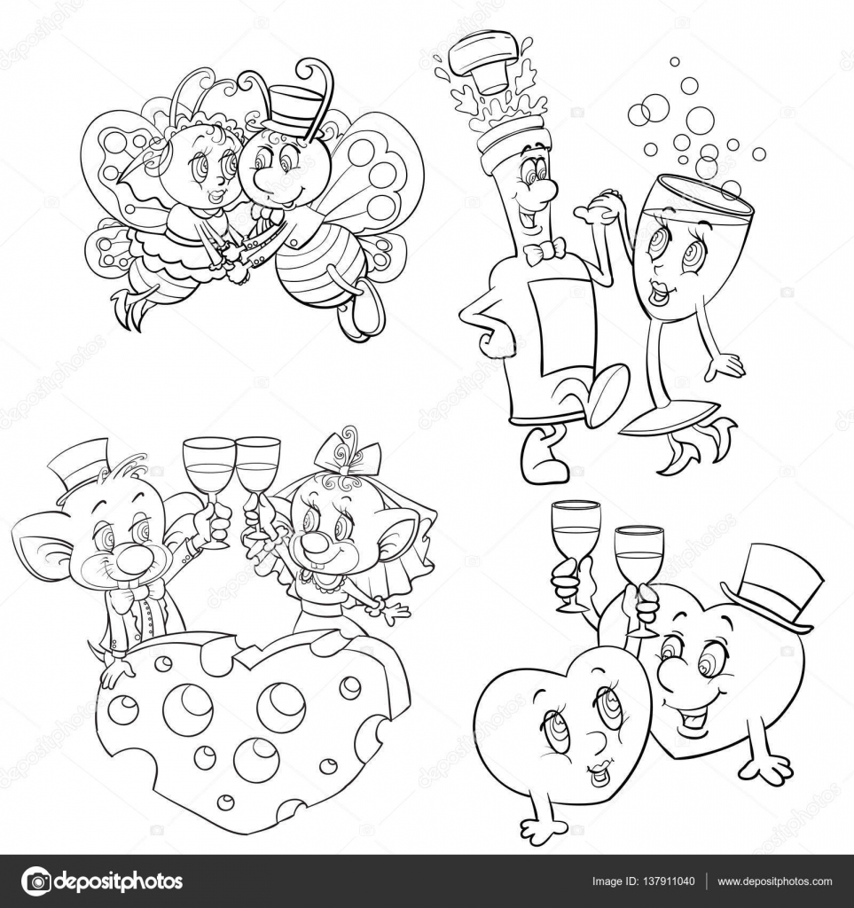 Personajes de dibujos animados de parejas amorosas vector, gráfico vectorial © Kopirin imagen #137911040 Personajes de dibujos animados de parejas amorosas vector, gráfico vectorial © Kopirin imagen #137911040