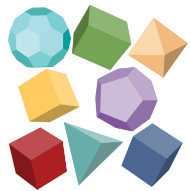 üç boyutlu geometrik şekiller