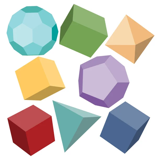 üç boyutlu geometrik şekiller