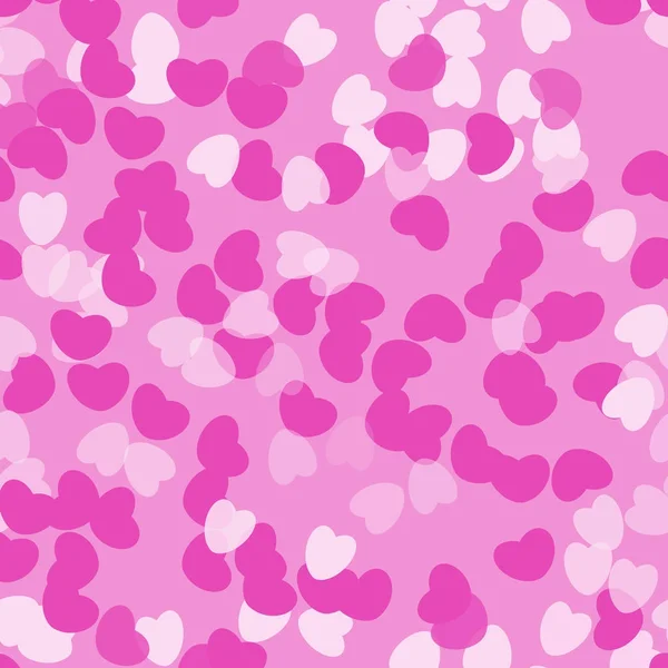 Pattern of hearts — Stock Vector