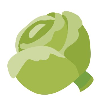 Beyaz arka planda, yassı, izole bir nesne, vektör illüstrasyonu,