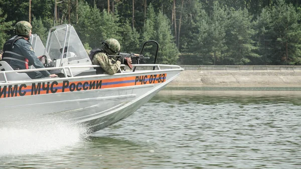 Ćwiczenia wojskowe w Rosji — Zdjęcie stockowe