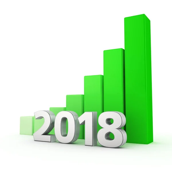 Crescimento de 2018 — Fotografia de Stock