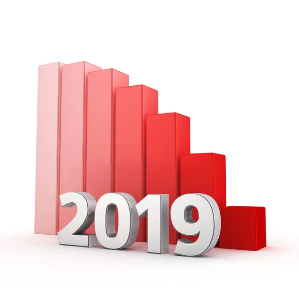 Reduction in 2019 — Stock Photo, Image