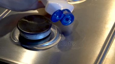 Temiz çelik gaz soba