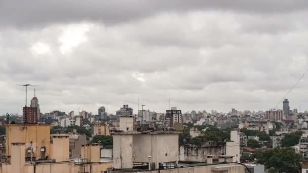 Nubes sobre Buenos Aires — Vídeos de Stock