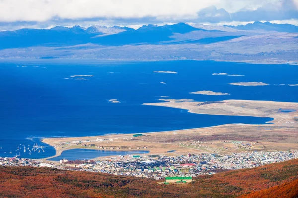 Ushuaia desde el Glaciar Marcial — Foto de Stock