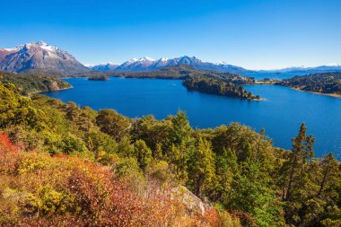 Bariloche landscape in Argentina clipart