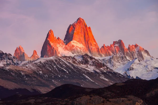 Fitz Roy berg, Patagonië — Stockfoto