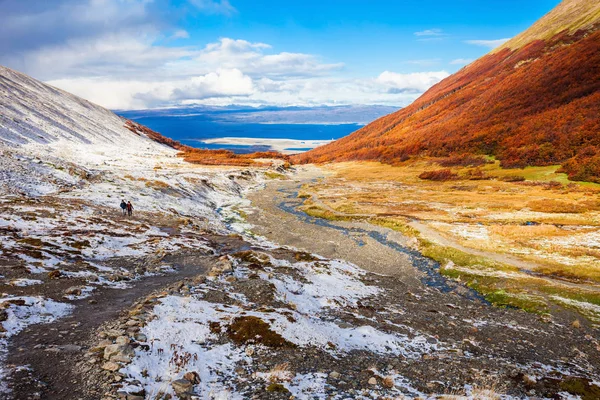 Ushuaia from Martial Glacier — Stock Photo, Image