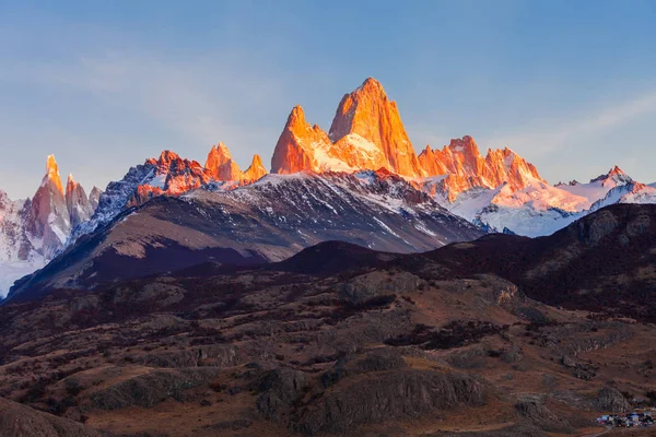 Fitz Roy montanha, Patagônia — Fotografia de Stock