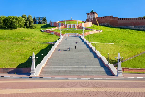 Chkalov staircase, Nizhny Novgorod — Stock Photo, Image