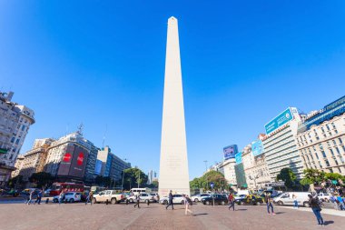 Buenos Aires sign and Obelisco clipart