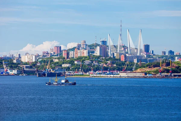 Vladivostok vista panorámica aérea —  Fotos de Stock