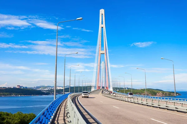 Русский мост, Владивосток — стоковое фото
