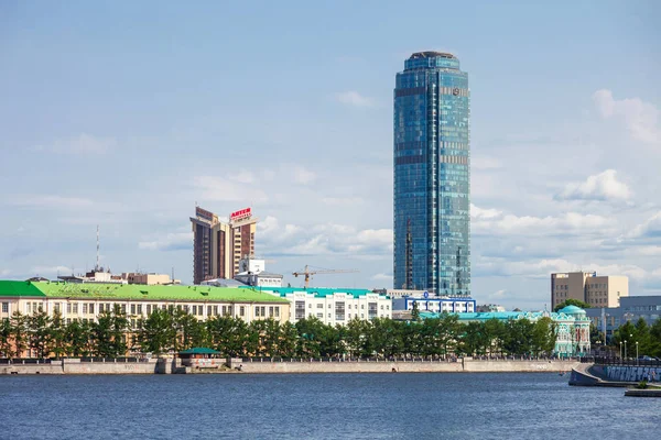 Yekaterinburg Russia Temmuz 2016 Vysotsky Yekaterinburg Bir Gökdelendir Rusya Nın — Stok fotoğraf