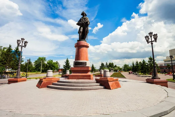 Nikolaj Rezanov Monument, Krasnojarsk — Stockfoto