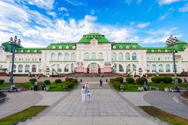 Khabarovsk bölge tren istasyonu — Stok fotoğraf