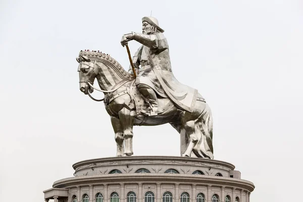 Genghis Khan Equestrian Statue — Stock Photo, Image