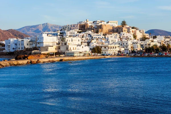 Naxos eiland luchtfoto — Stockfoto