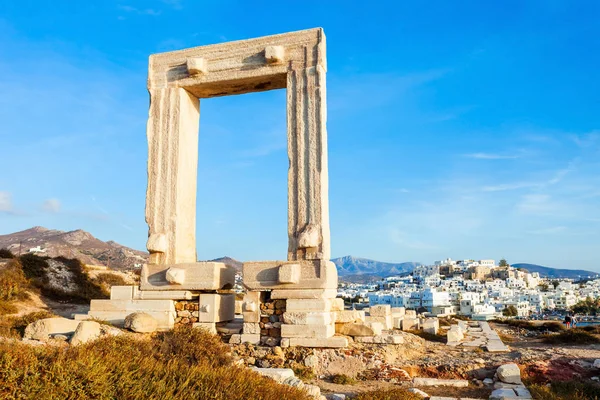 Portara Palatia, Naxos island — Stock Photo, Image