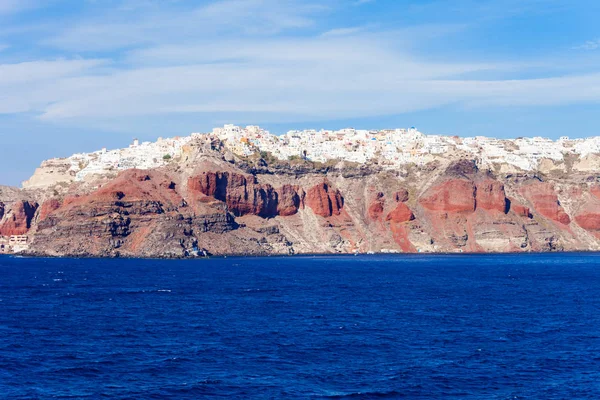 Oia città di Santorini — Foto Stock