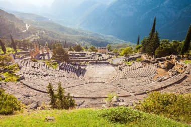 Delphi ancient sanctuary, Greece clipart