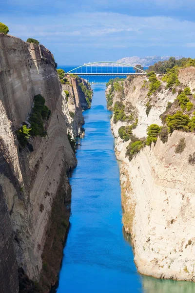 Corinto Canal na Grécia — Fotografia de Stock