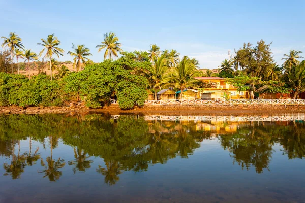 Mandrem beach goa indien — Stockfoto