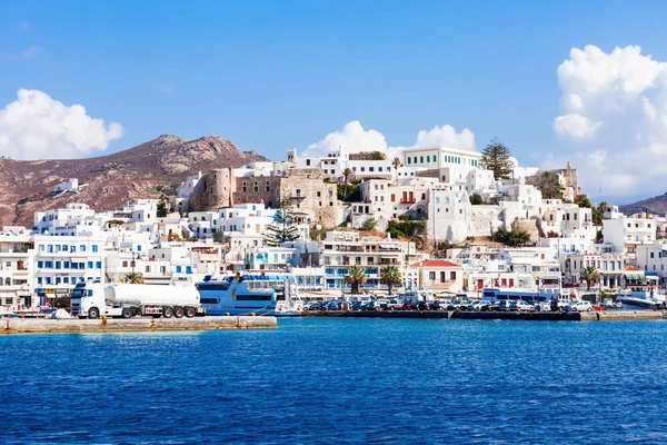 Naxos île vue aérienne — Photo