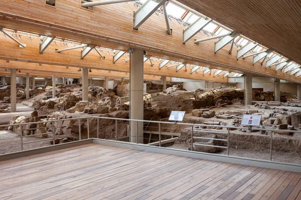 Akrotiri Archaeological Site Museum — Stock Photo, Image