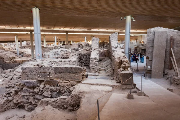 Akrotiri Archaeological Site Museum — Stock Photo, Image